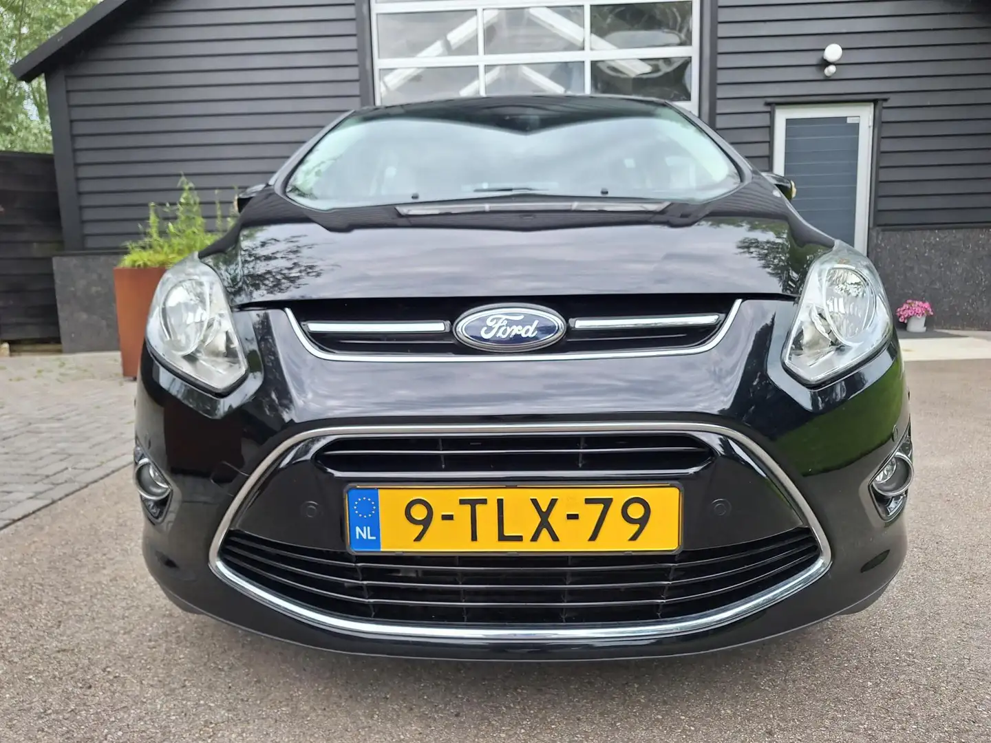 Ford C-Max 1.0 Lease Titanium Full-Map Navi, Climate-Control, Negro - 2
