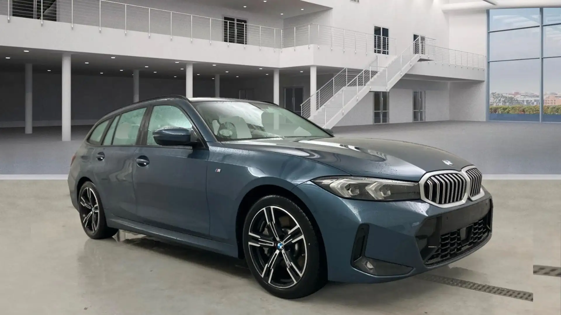 BMW 330 i xDrive Touring ACC*WIDESCREEN*LED M Sport Blau - 2
