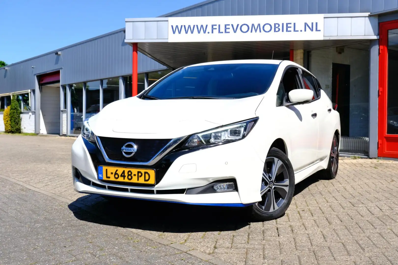 Nissan Leaf E+ N-Connecta 62 kWh Aut. Navi|Clima|Cruise|DAB+ Blanc - 1