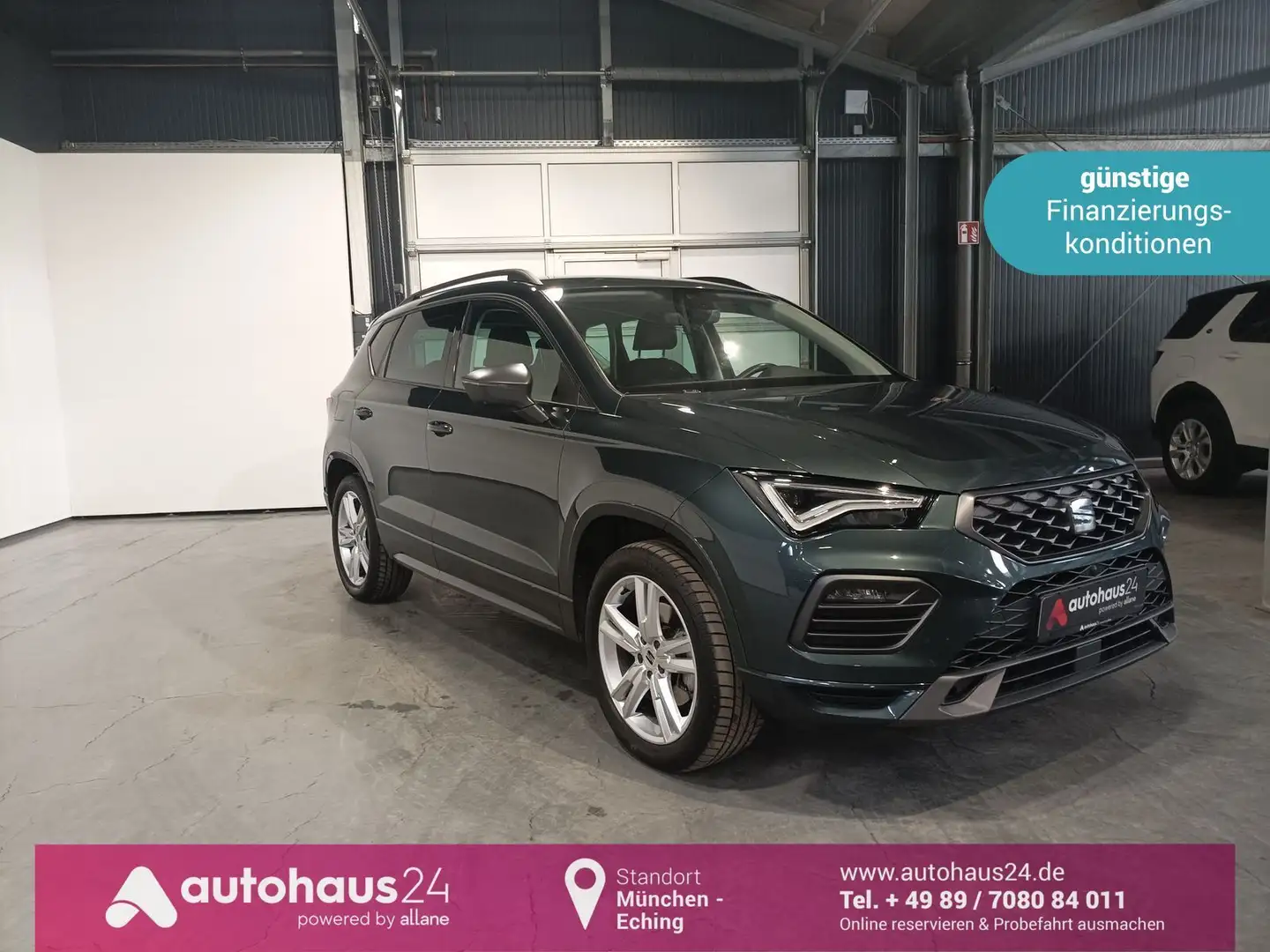 SEAT Ateca 2.0 TSI FR 4Drive LED|Navi|360°|ParkPilot Green - 1