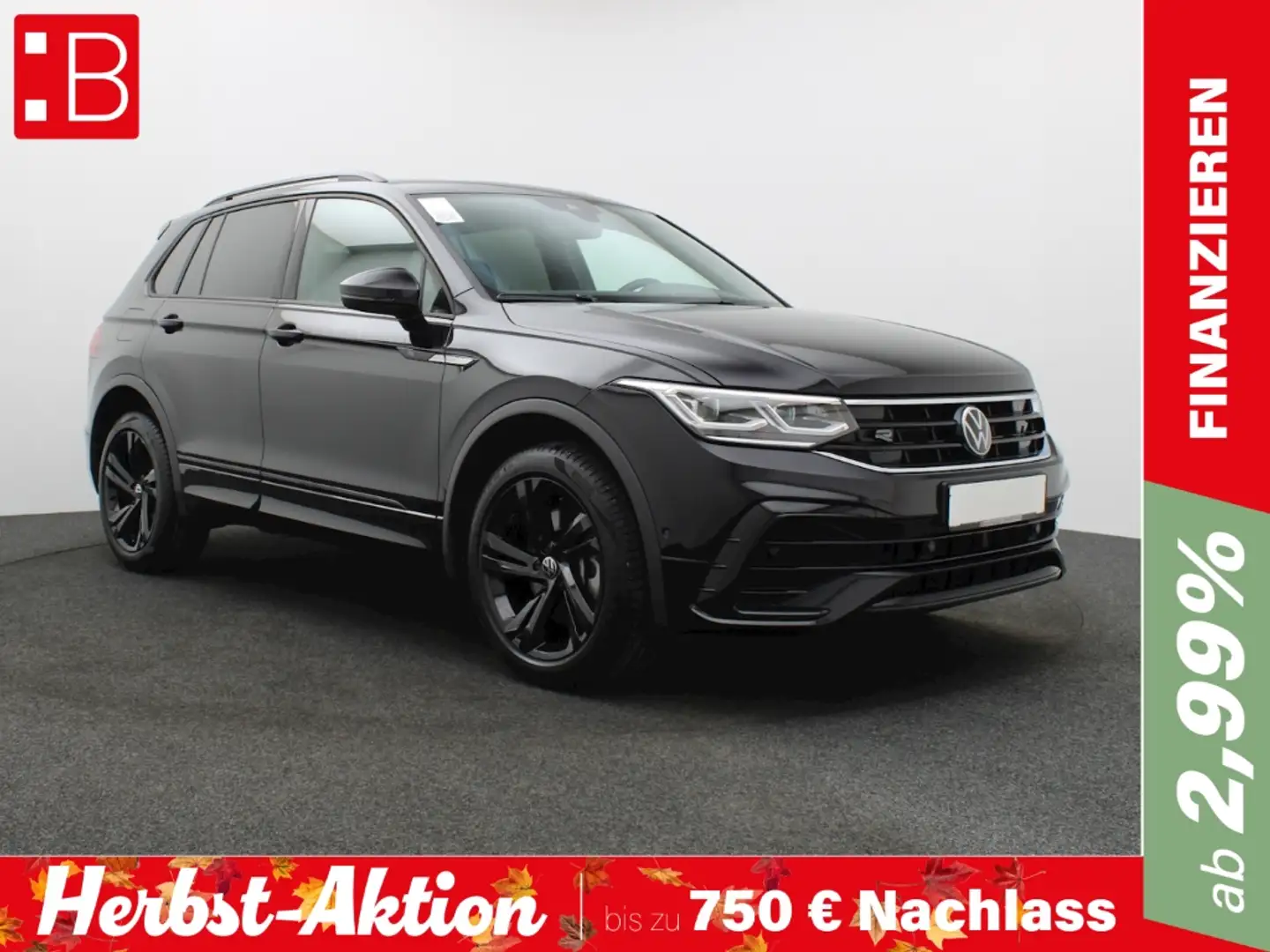 Volkswagen Tiguan 2.0 TDI DSG 4Mo. R-Line BLACK-STYLE PANO AHK NAVI Schwarz - 1
