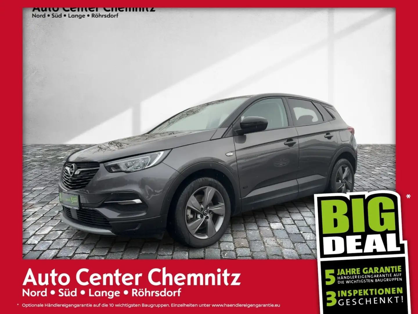 Opel Grandland 1.6 AT8 Hybrid Elegance LED/Navi/Ergo Gris - 1