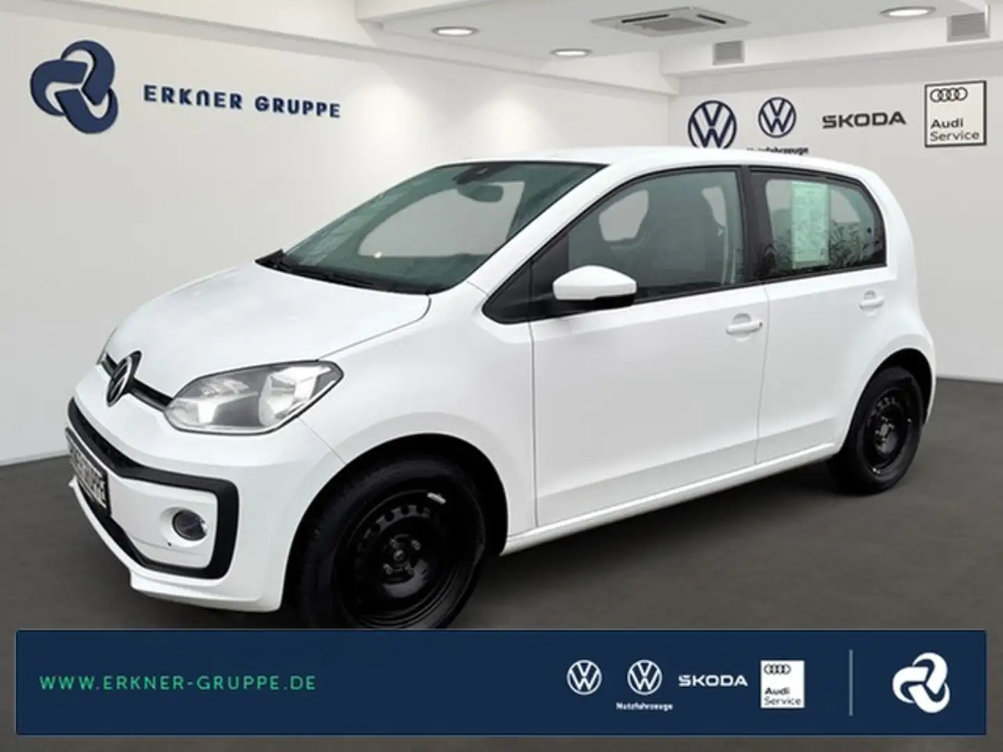 Volkswagen up! 1.0 TEMPOMAT+KAMERA+SITZHZG+++ Weiß - 1