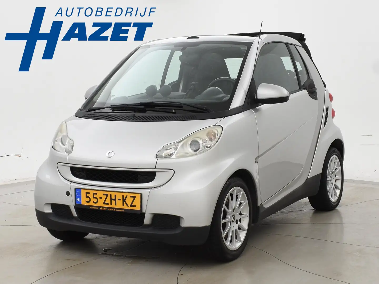 smart forTwo cabrio 1.0 AUTOMAAT PASSION + AIRCO | L.M. VELGEN Gris - 1