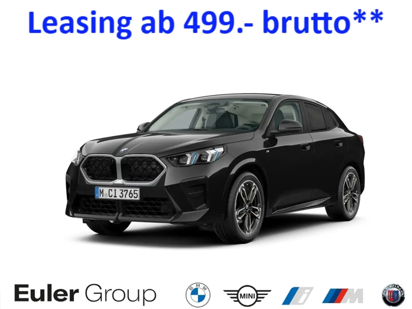 BMW X2 xD 20dA M-Sport 19'' AHK adLED HUD IconicGlow Kame Schwarz - 1