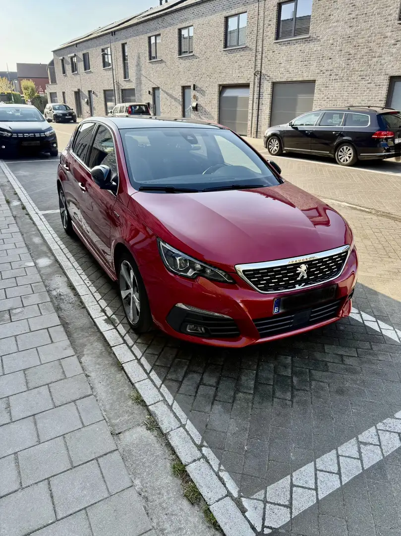 Peugeot 308 1.5 GT LINE Rood - 1