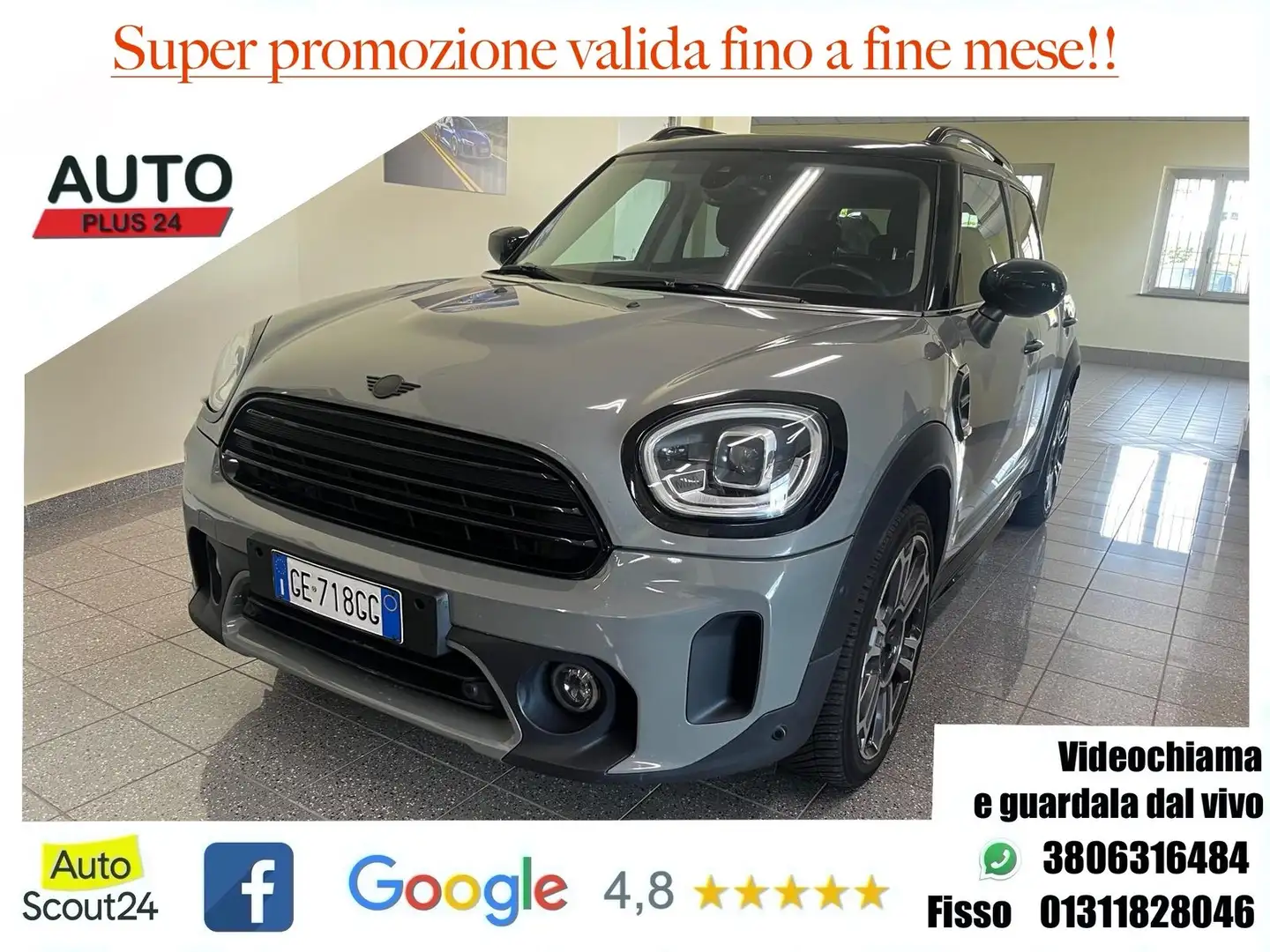 MINI Cooper Countryman 1.5 Automatica..Bellissima! SCONTO "PROMO PLUS" Grigio - 1