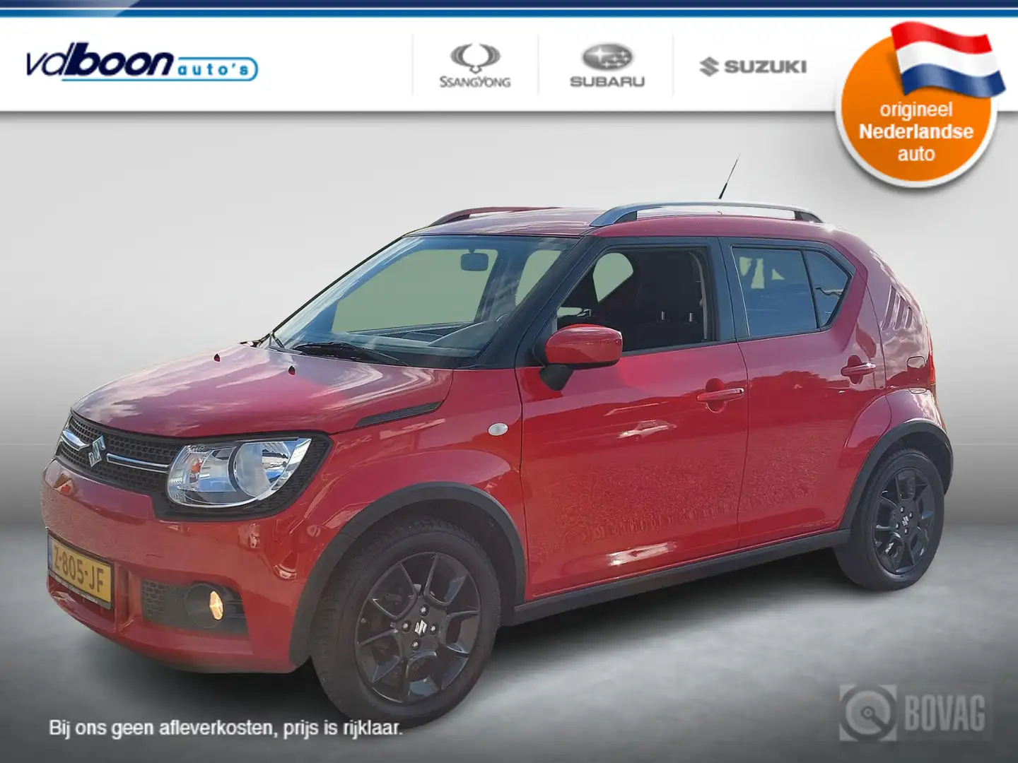 Suzuki Ignis 1.2 Select AIRCO | LMV | NAVI | rijklaarprijs Rood - 1