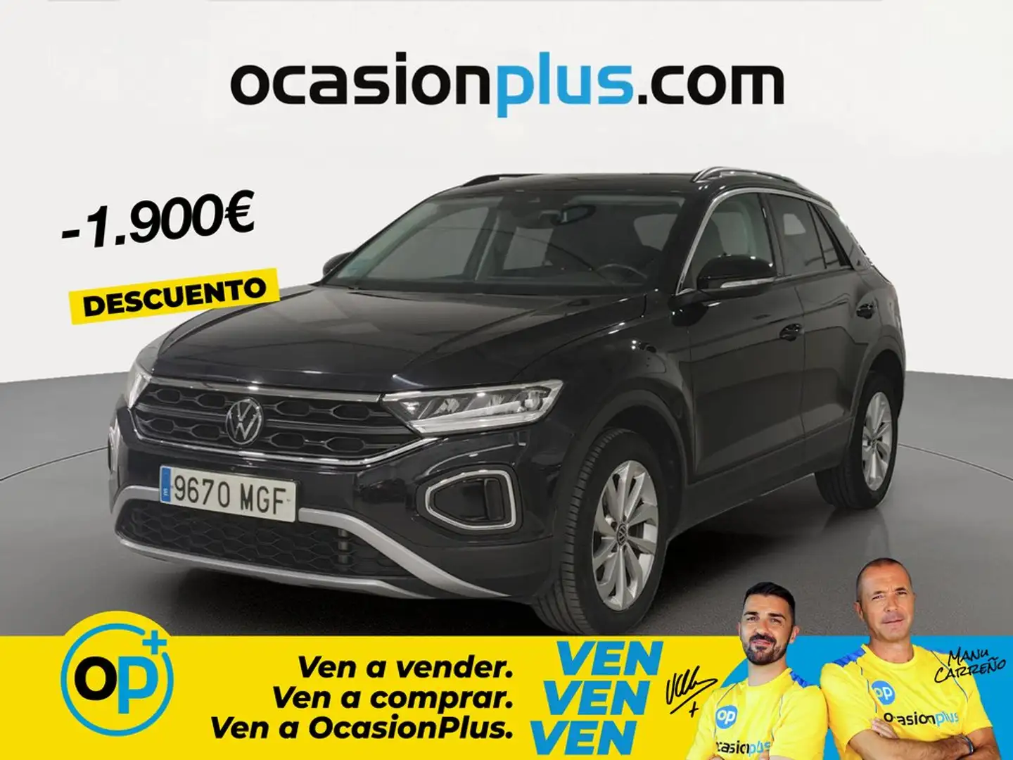 Volkswagen T-Roc 1.5 TSI Life 110KW Negro - 1