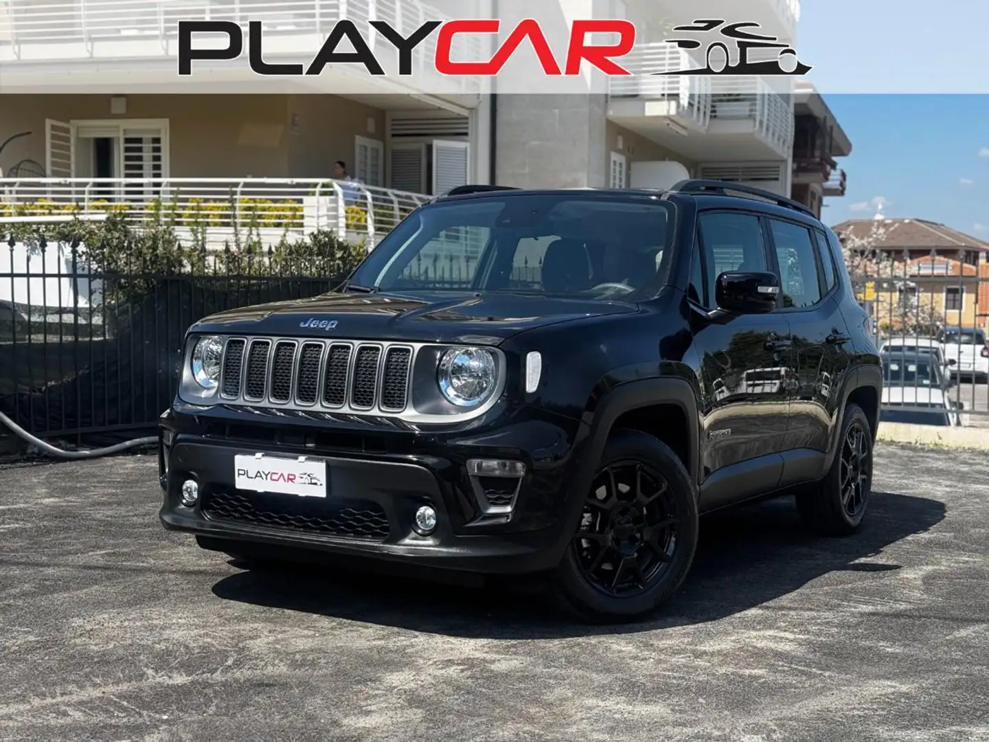 Jeep Renegade 1.5 TURBO T4 MHEV LIMITED BLACK+NAVI+R.CAM+CARPLAY Negro - 1