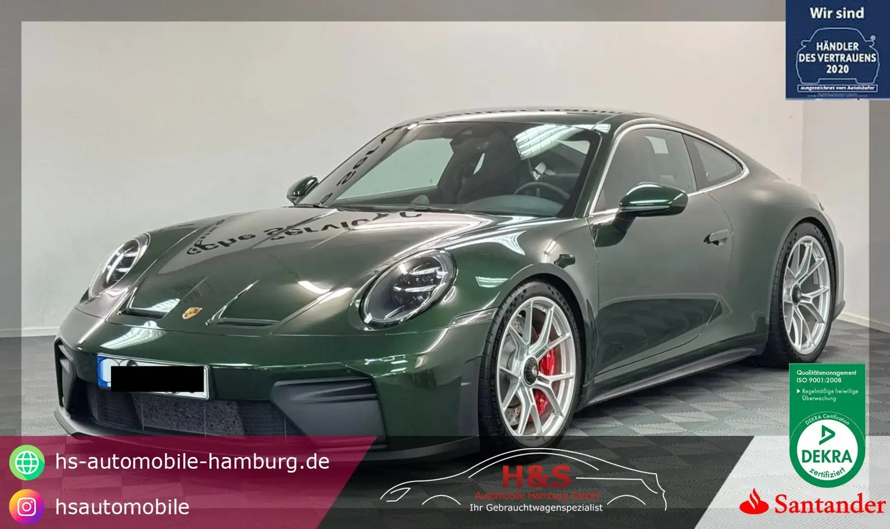 Porsche 992 911 GT3 Touring Paket Liftsystem* Grün - 1