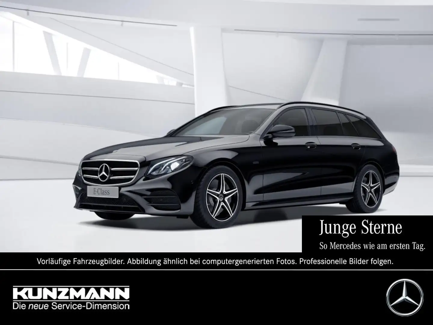 Mercedes-Benz E 300 de T AMG Night Comand Kamera Burmester Schwarz - 1