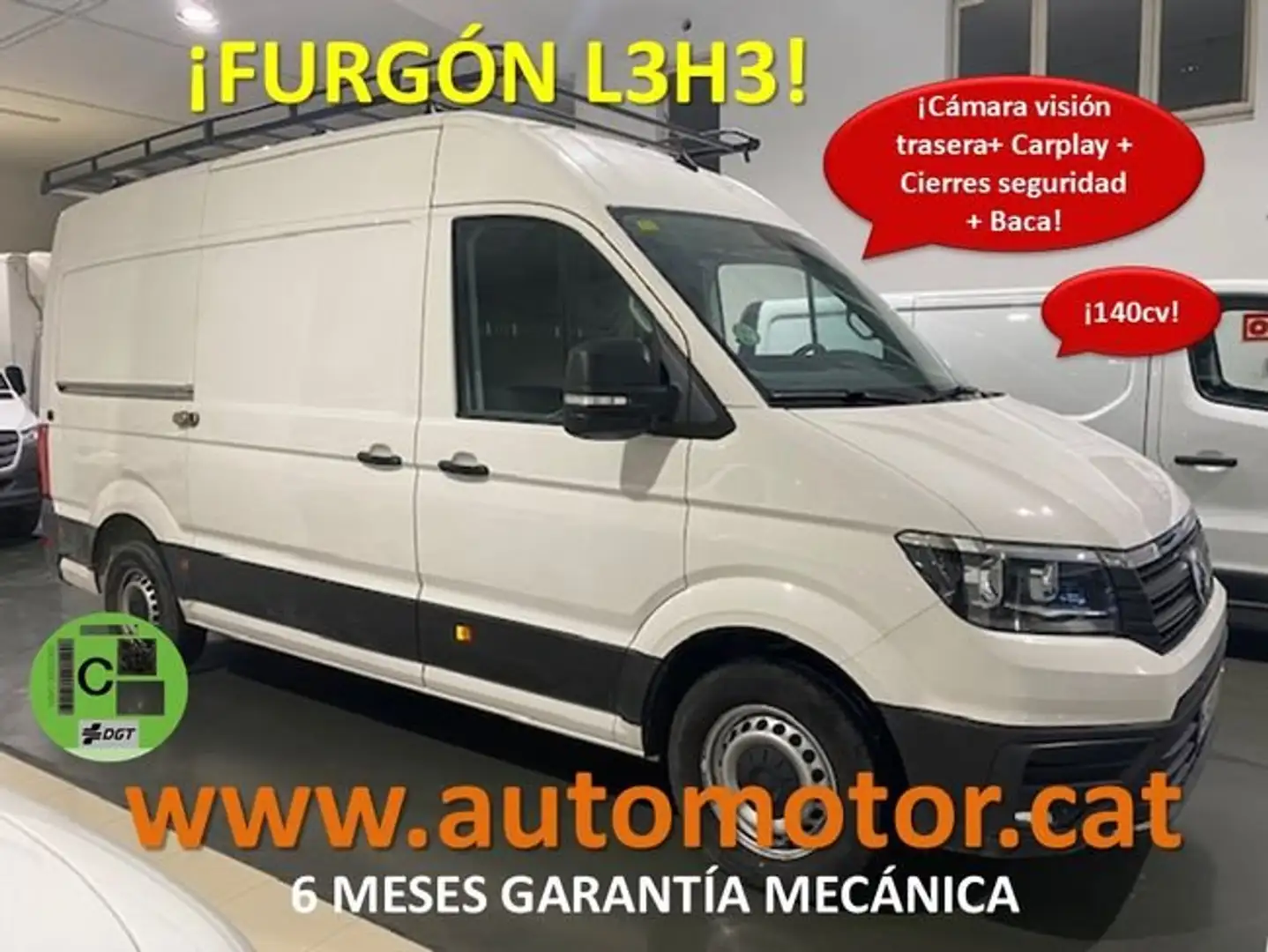 Volkswagen Crafter 35 Furgon BM TA L3H3 2.0TDI 103kW140CV Wit - 1