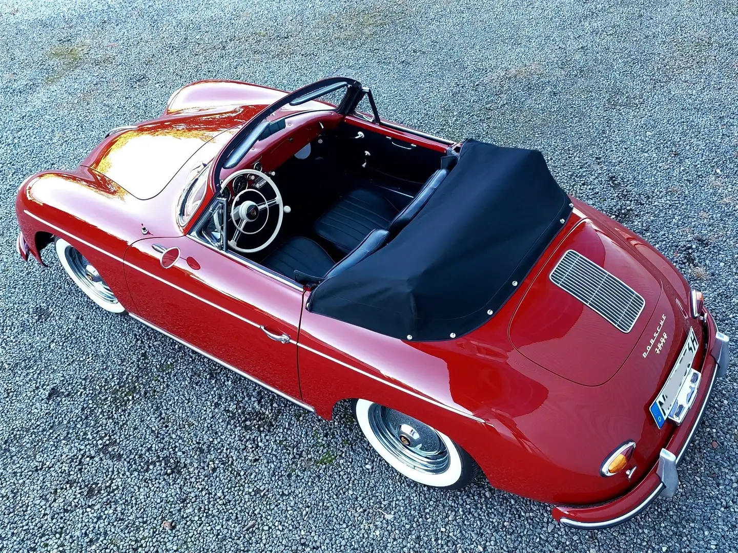 Porsche 356 A Cabriolet Rojo - 1
