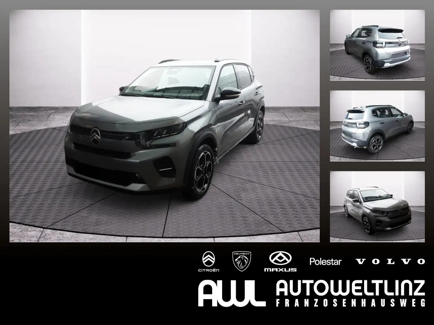 Citroen C3 Turbo 100PS MAX Winterpaket Grau - 1