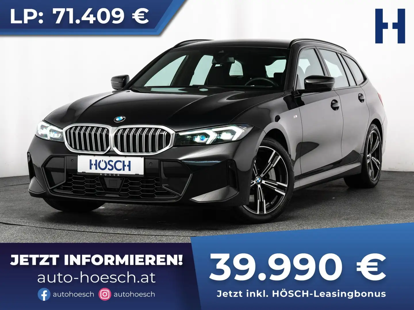 BMW 330 i Touring M-Sport NEUWERTIG SCHNÄPPCHEN Schwarz - 1