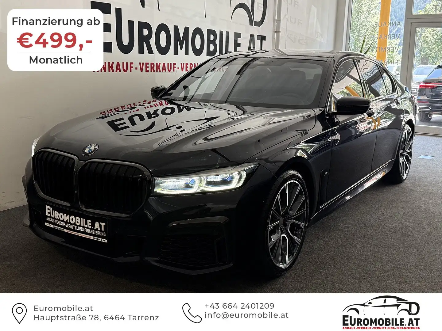BMW 730 d xDrive M Sport-P VOLL-AUSSTATTUNG *360*HU*LASER* Schwarz - 1