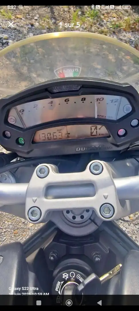Ducati Monster 696 Wit - 2