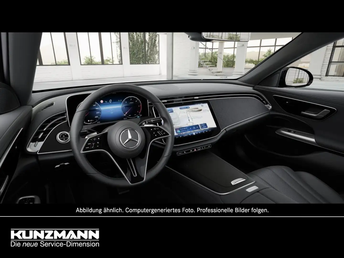 Mercedes-Benz E 220 d Limousine Taxi Avantgarde Distronic 360° Noir - 2