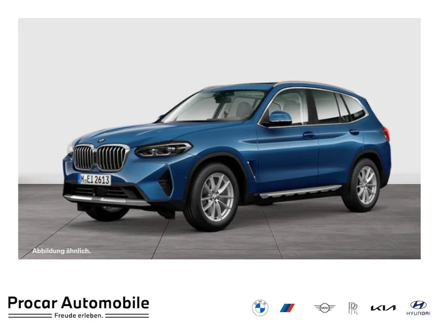 BMW X3 xDrive20d HiFi DAB LED WLAN Standhzg. RFK Blau - 1