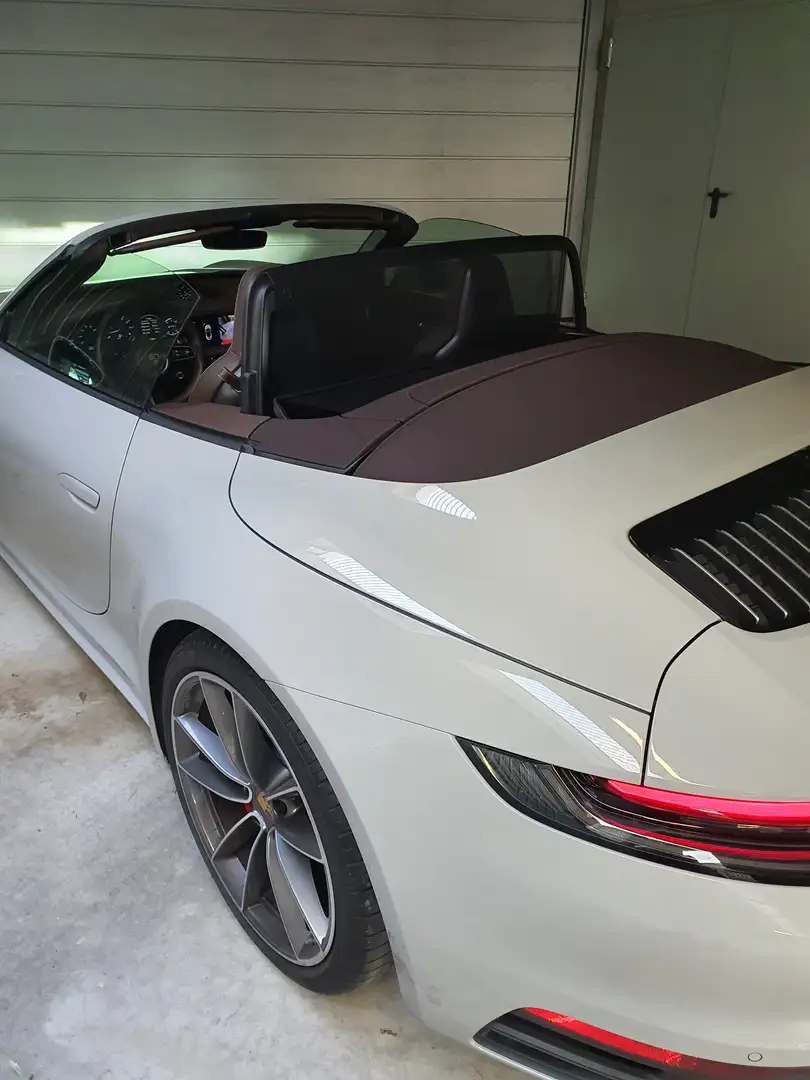 Porsche 992 Carrera 4S Cabrio solo 13.000 Km possib. subentro Grigio - 1