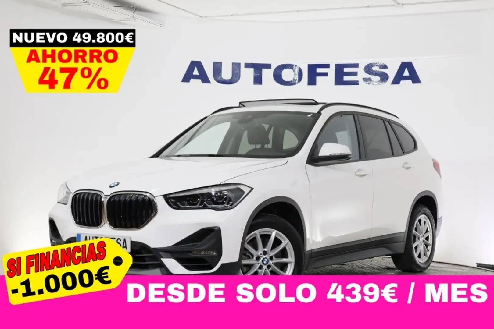 BMW X1 XDRIVE 20i 178cv AUTO 5P # IVA DEDUCIBLE, TECHO EL Blanc - 1