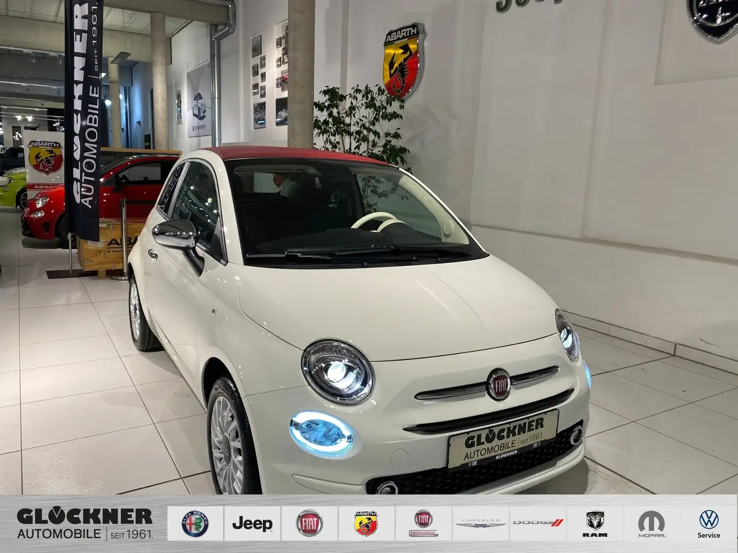 Fiat 500C 1.0 Hybrid 51 kW 69 PS Weiß - 1