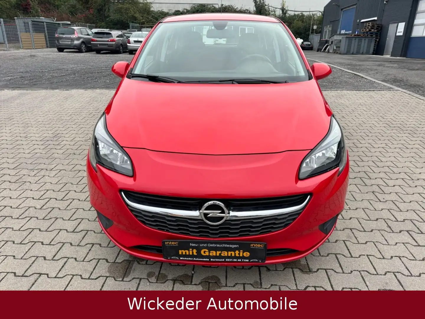 Opel Corsa E Edition/1 Hand/Tüv Neu/Top Pflege Rot - 2