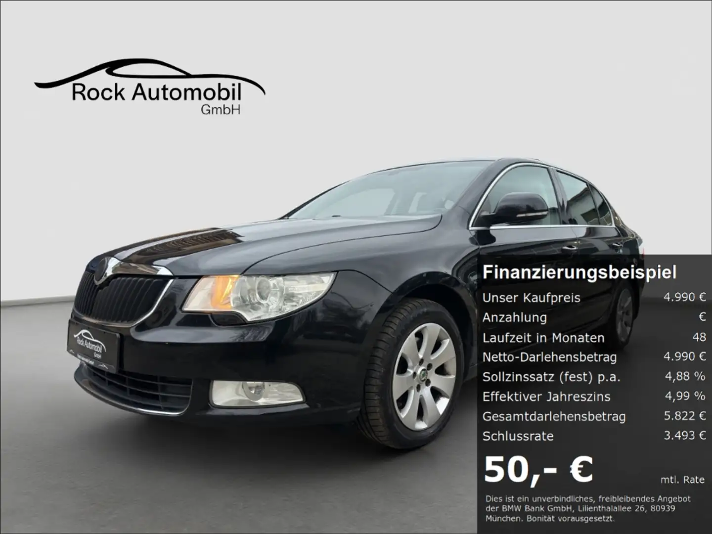 Skoda Superb Ambition 2,0 TDI TÜV NEU Schwarz - 1