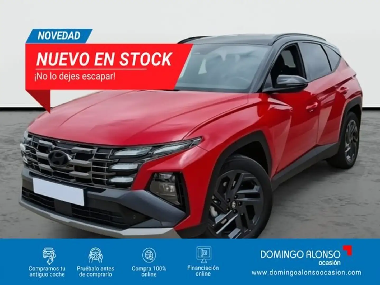 Hyundai TUCSON FL Híbrido enchufable 1.6 T-GDi (288 CV) AT6 2WD Negro - 1
