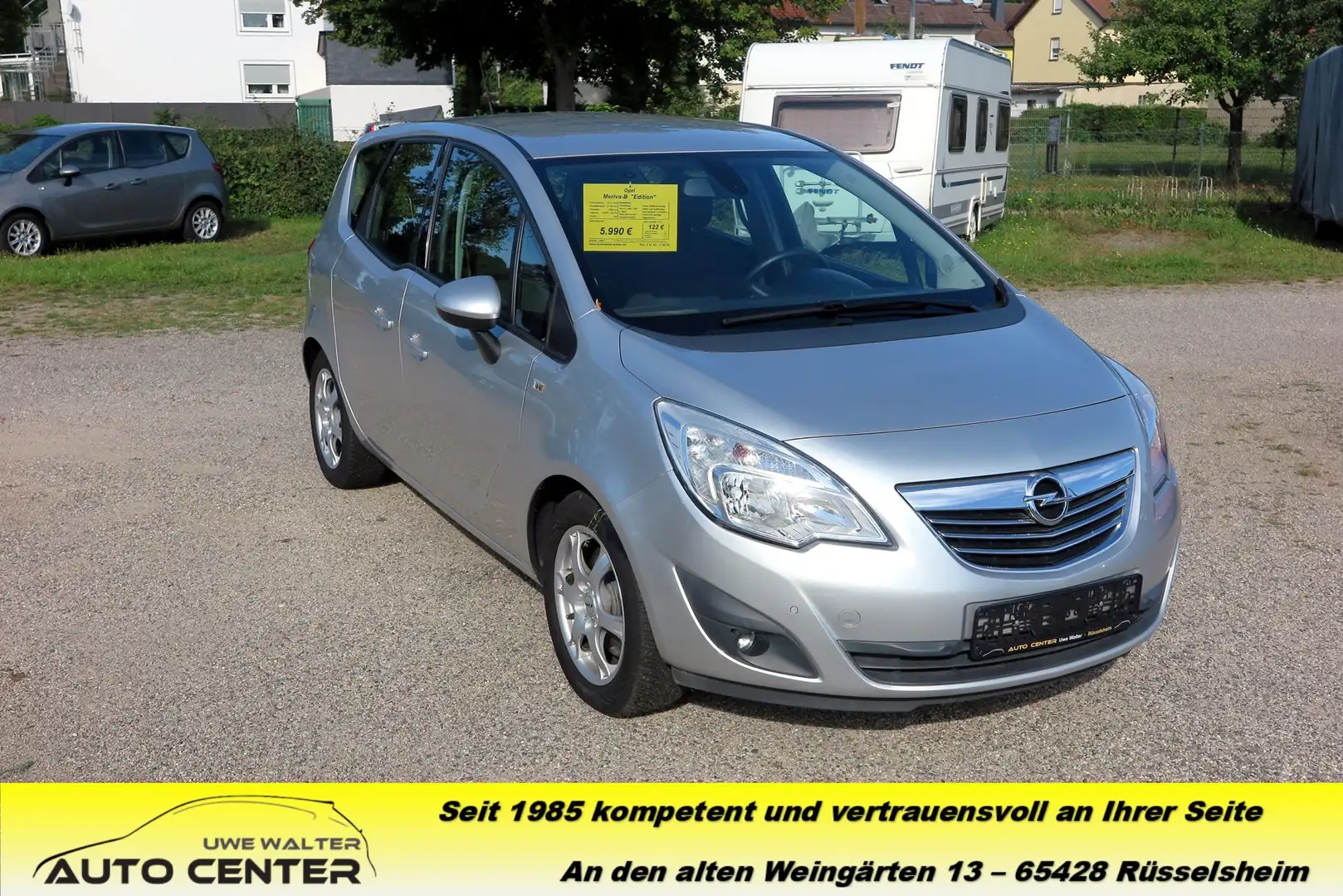 Opel Meriva Meriva B 1.4 Edition - 1.Hand - AHK - Scheckheft Argent - 1