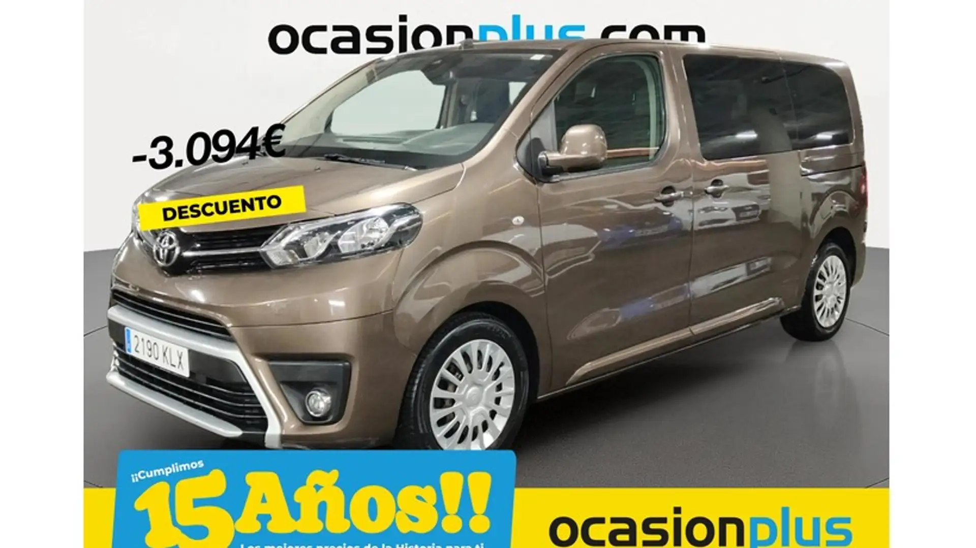 Toyota Proace Shuttle Medio 2.0D 9pl. Active+ 2PL Aut. 180 Gris - 1