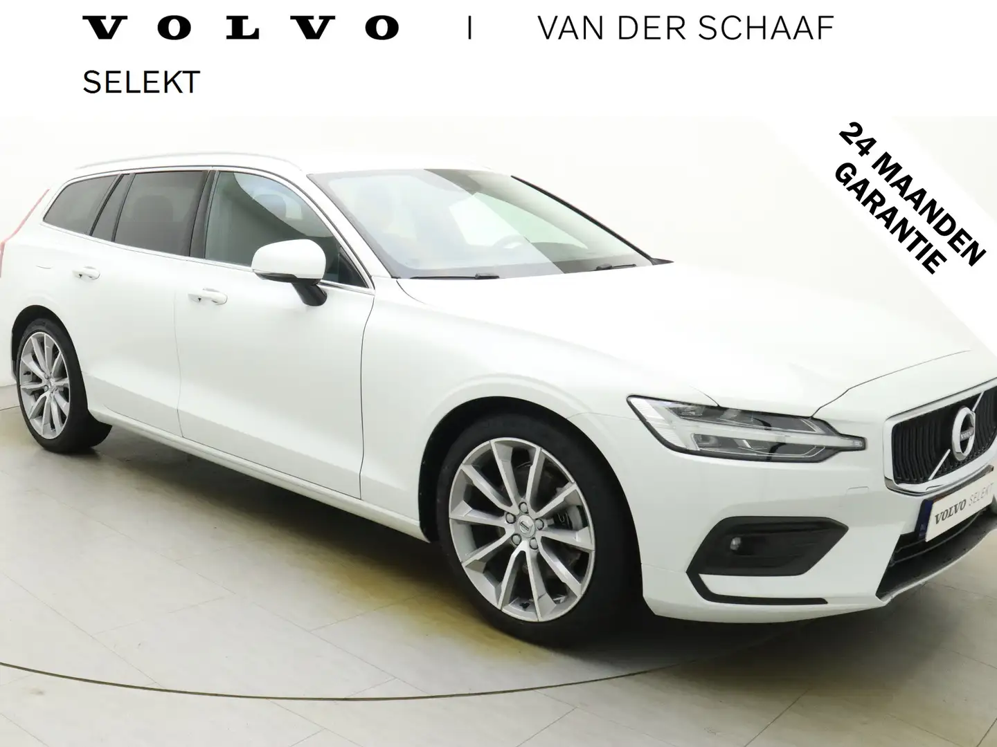 Volvo V60 B3 177pk Automaat Business Pro / Head-up / ACC / B Wit - 1