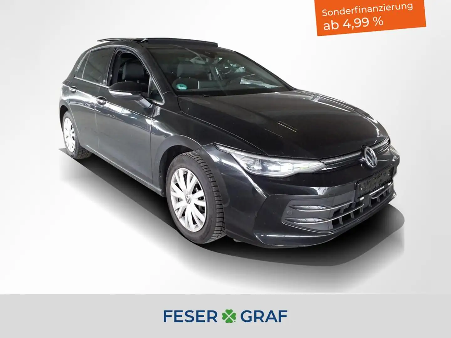 Volkswagen Golf 1.5eTSI Edition 50 IQ-Light Pano AHK Schwarz - 1