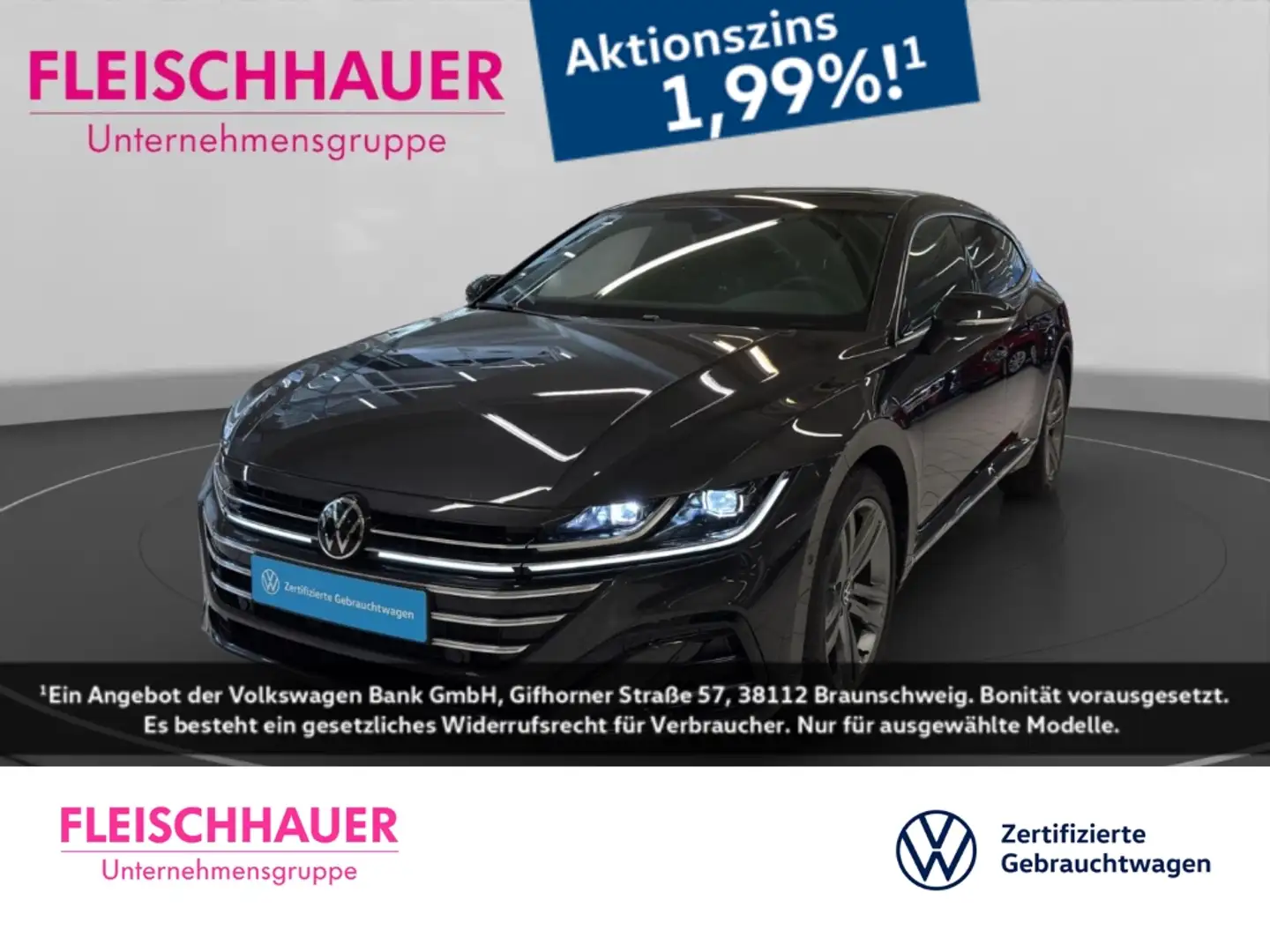 Volkswagen Arteon Shooting Brake R-Line 2.0 TDI 4M Matrix+AHK+Navi+H Grau - 1
