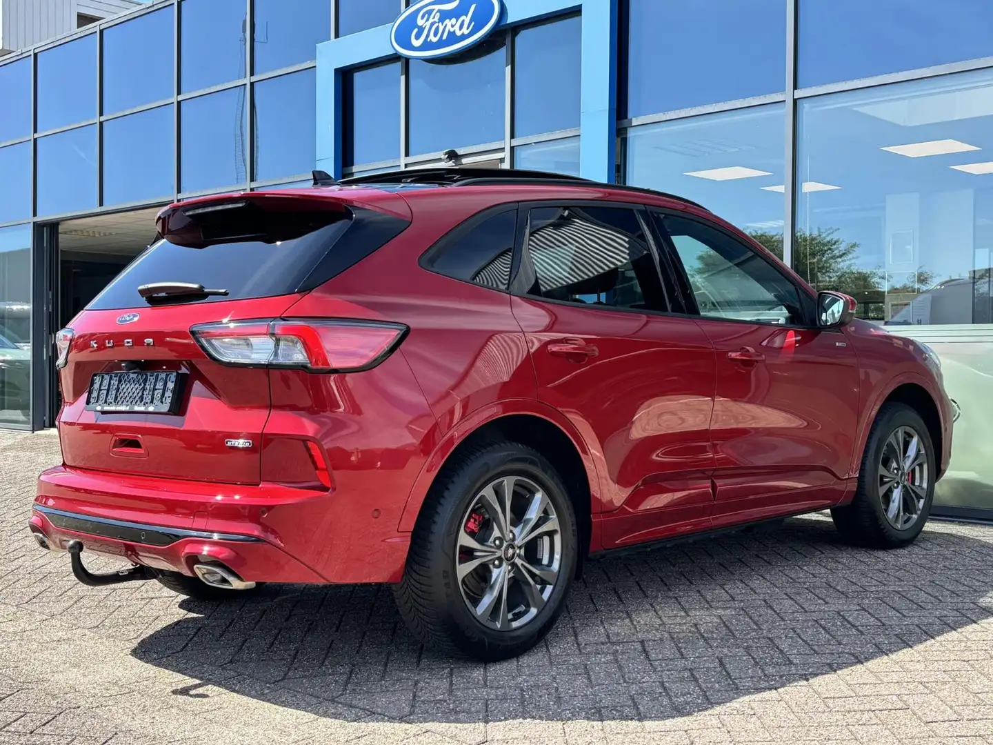 Ford Kuga 2.5 PHEV ST-Line 225PK Afn. Trekhaak Panodak Adapt Rood - 2