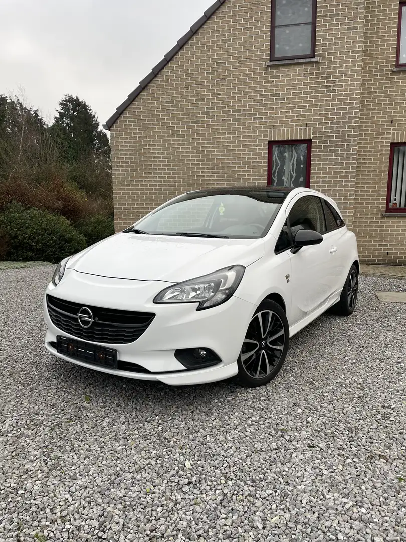 Opel Corsa 1.0 Turbo OPC line Black Edition Blanc - 1