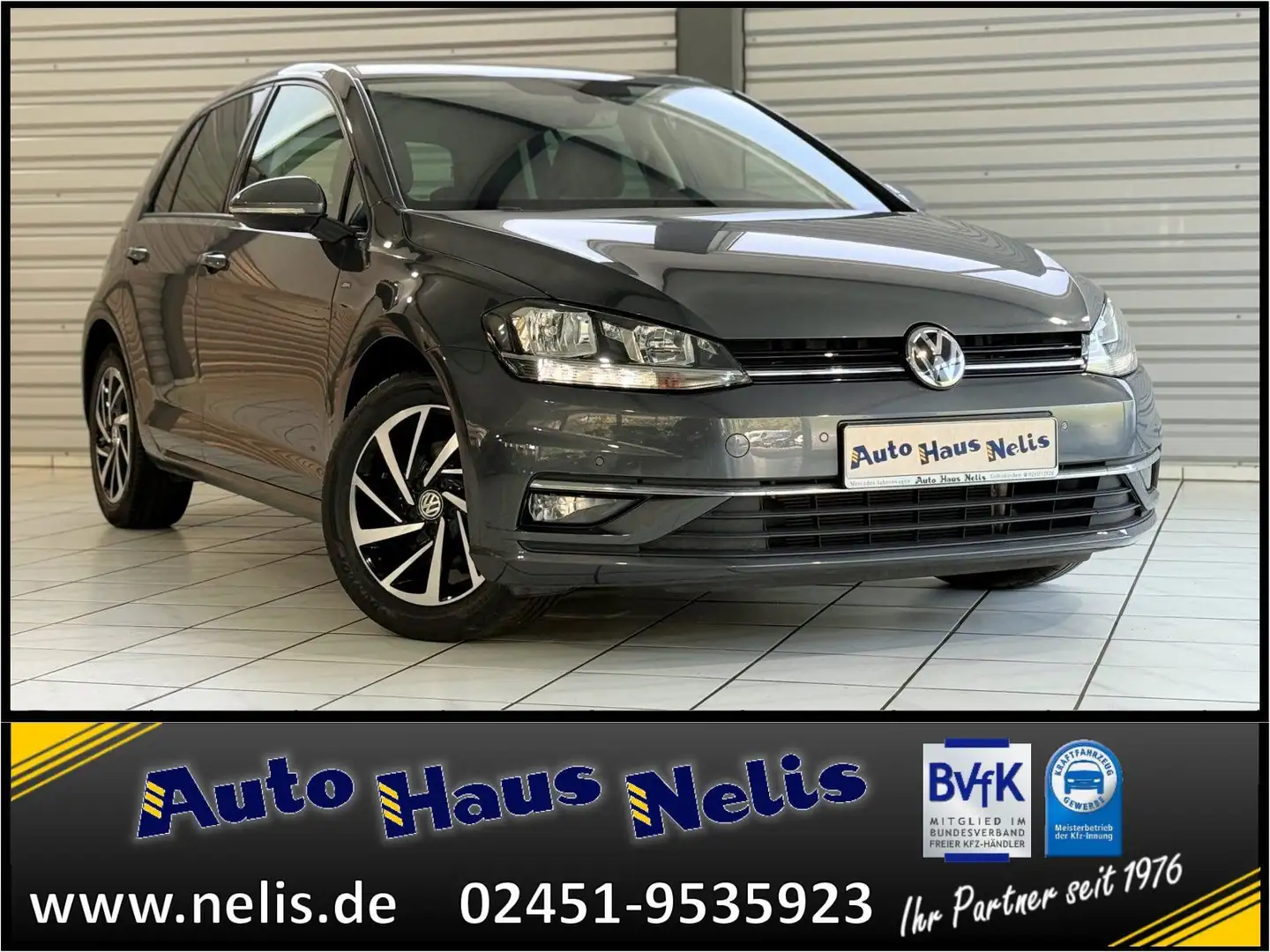 Volkswagen Golf VII 1,6 TDI Join DSG ACC Apple/Android Navi Grau - 1