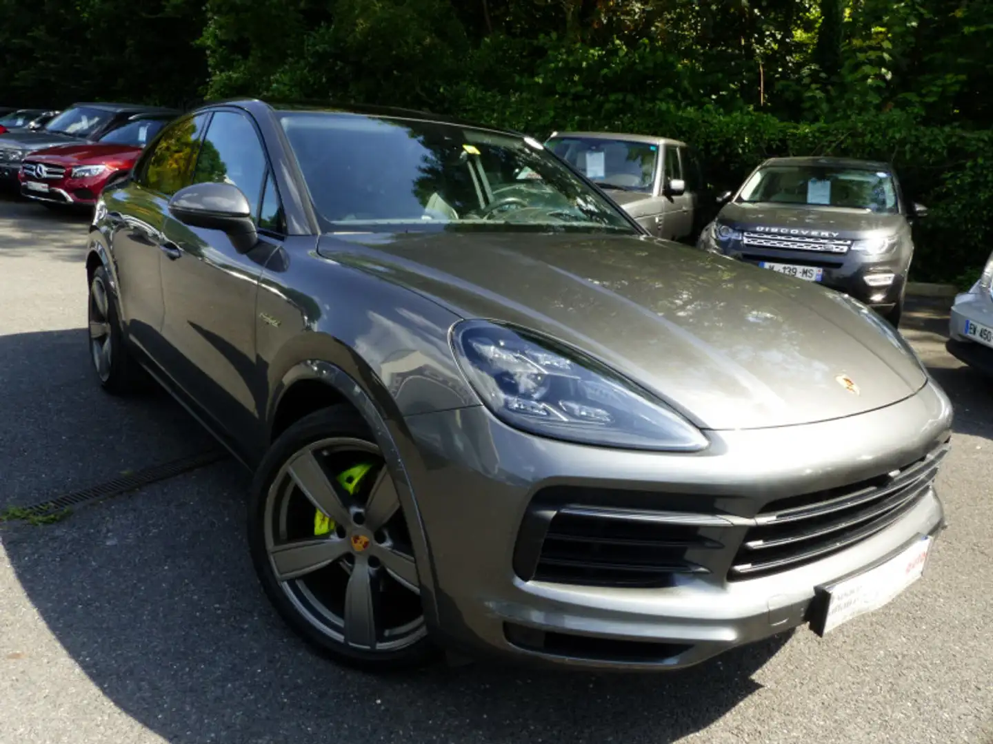 Porsche Cayenne (9YA) 3.0 V6 462CH E-HYBRID / TVA RECUPERABLE. Gris - 1