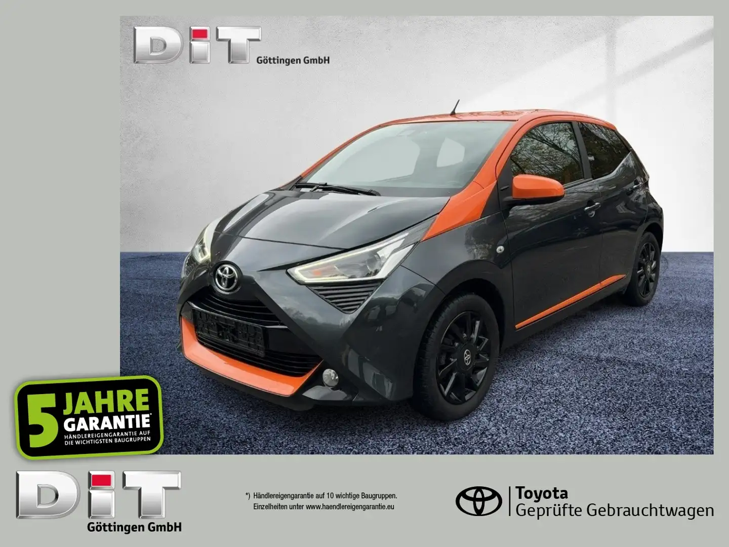 Toyota Aygo 1.0 x-JBL Lichtautomatik.+Kam.+LM+Facelift Gris - 1
