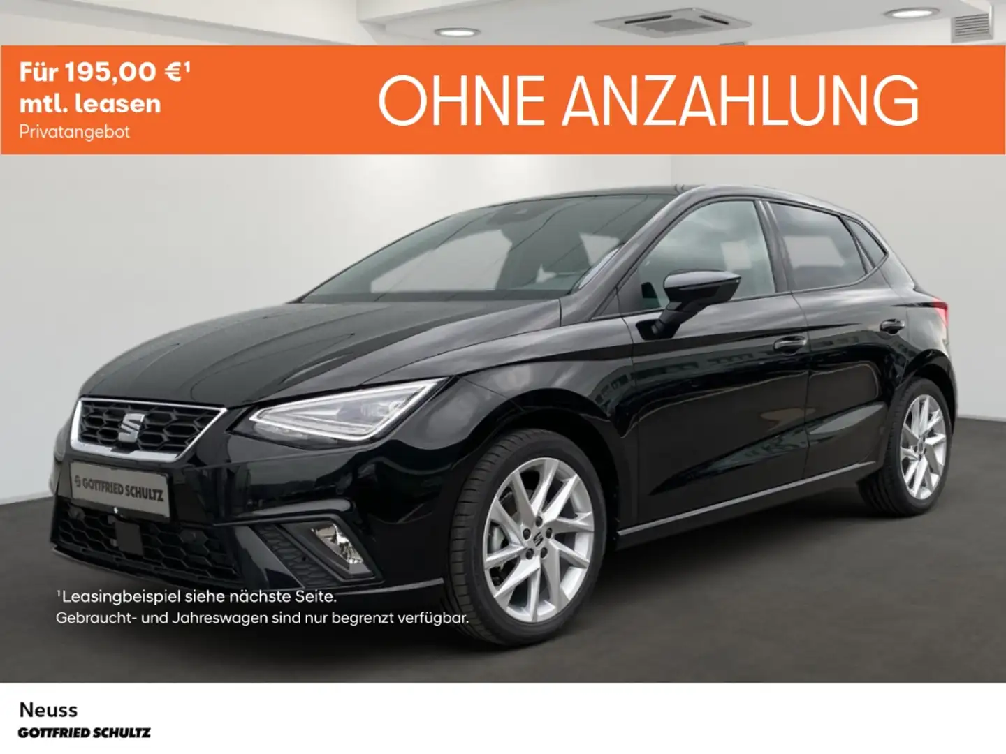 SEAT Ibiza FR 1.0TSI 115 PS RÜFA NAVI KESSY PP SITZH. Noir - 1