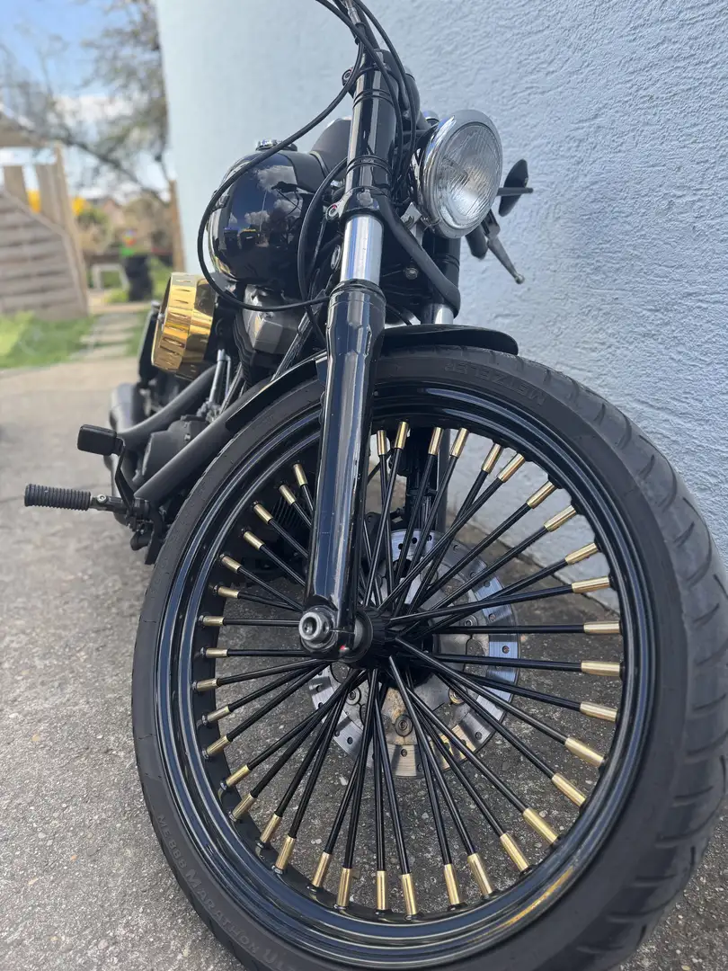 Harley-Davidson Dyna Street Bob Costum Thunderbike Umbau Nero - 2
