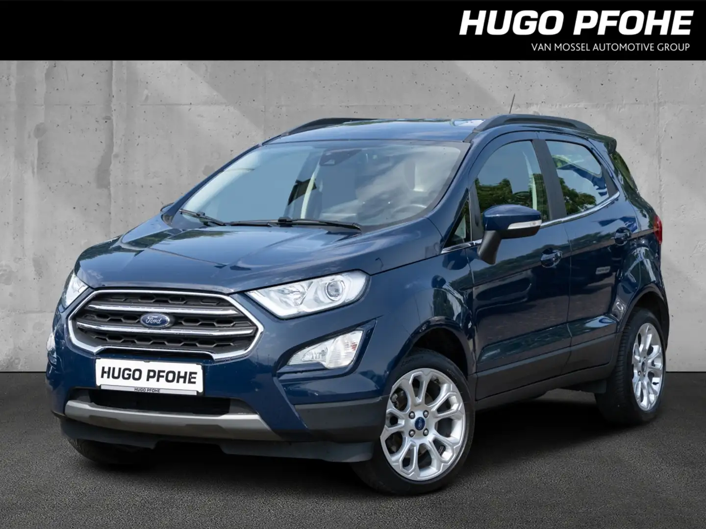 Ford EcoSport Titanium Bleu - 1