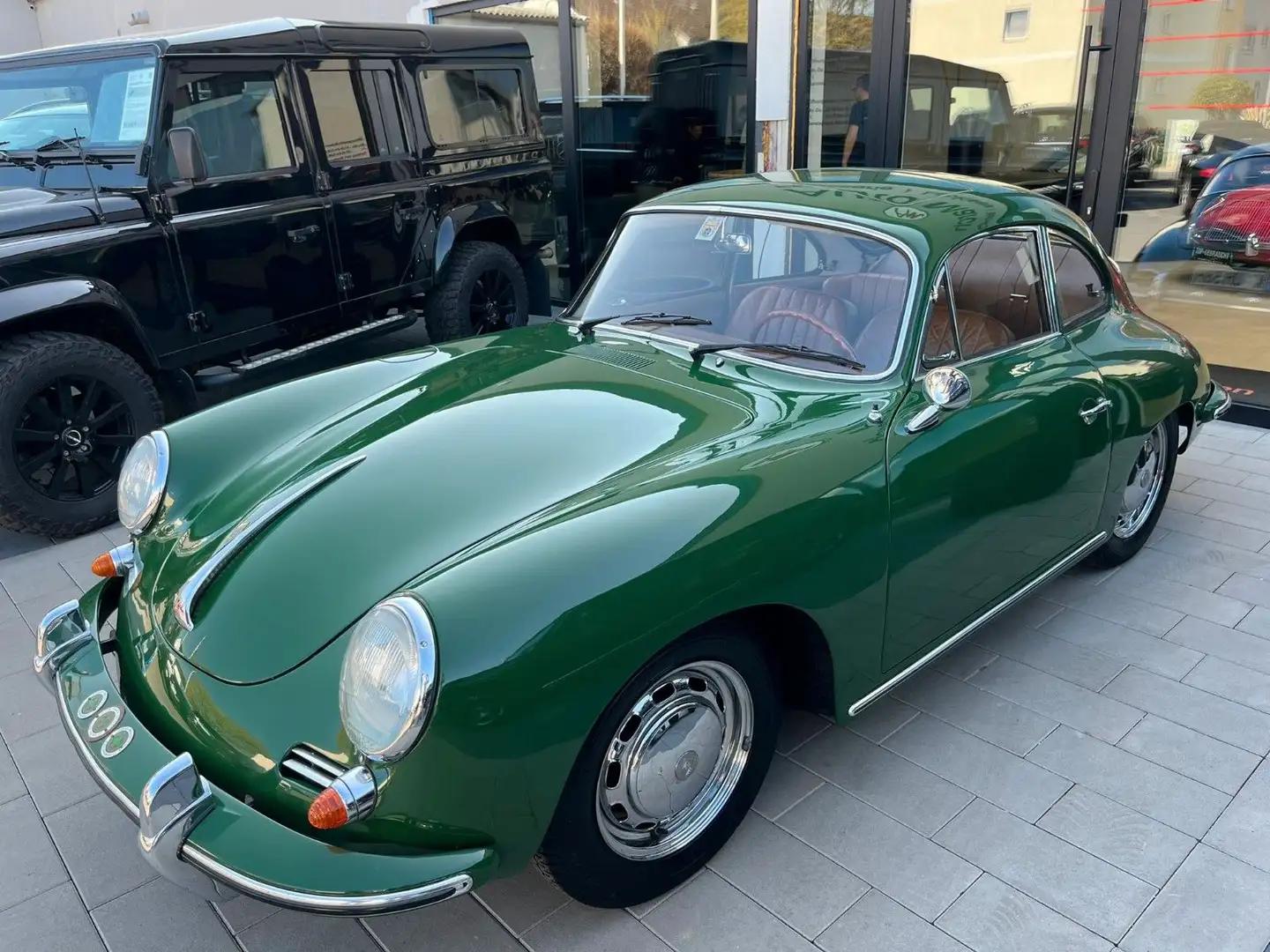 Porsche 356 C*2.Hand*elktr. Schiebedach* Verde - 2