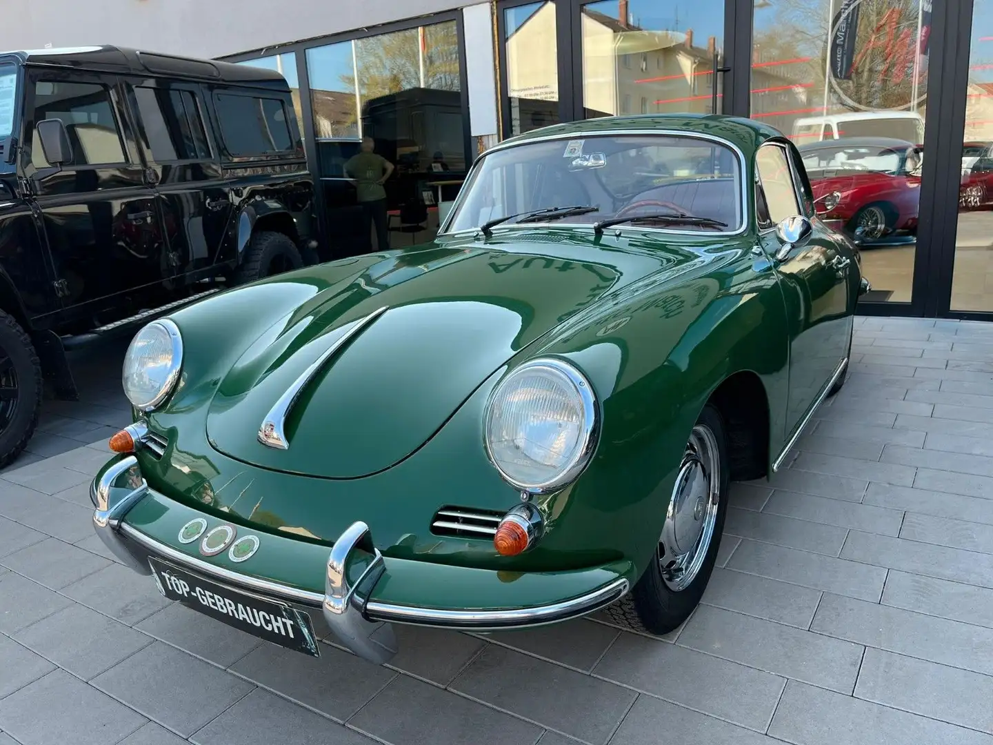 Porsche 356 C*2.Hand*elktr. Schiebedach* Verde - 1