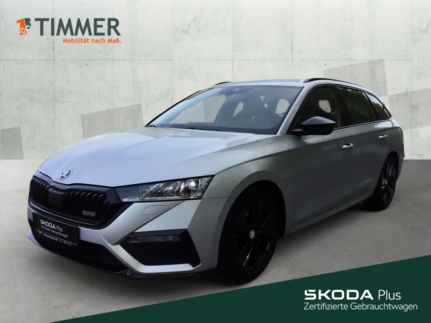 Skoda Octavia Combi 2.0 TDI DSG RS *MATRIX *HuD *NAVI *SHZ *CLI Zilver - 1