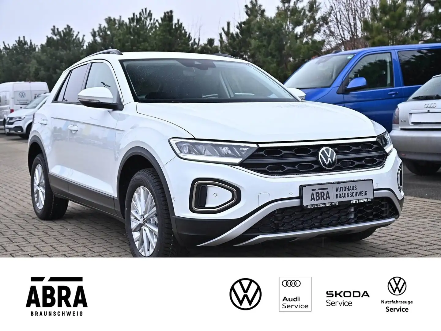 Volkswagen T-Roc 1.0 TSI Life TAGESZULASSUNG Weiß - 2