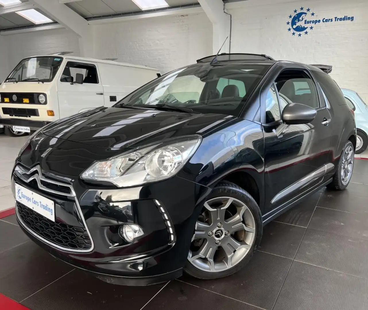 DS Automobiles DS 3 CABRIOLET SPORT CHIC 1.6 THP 155 CH CUIR GPS 1ÈRE MAIN GAR 12M Siyah - 1