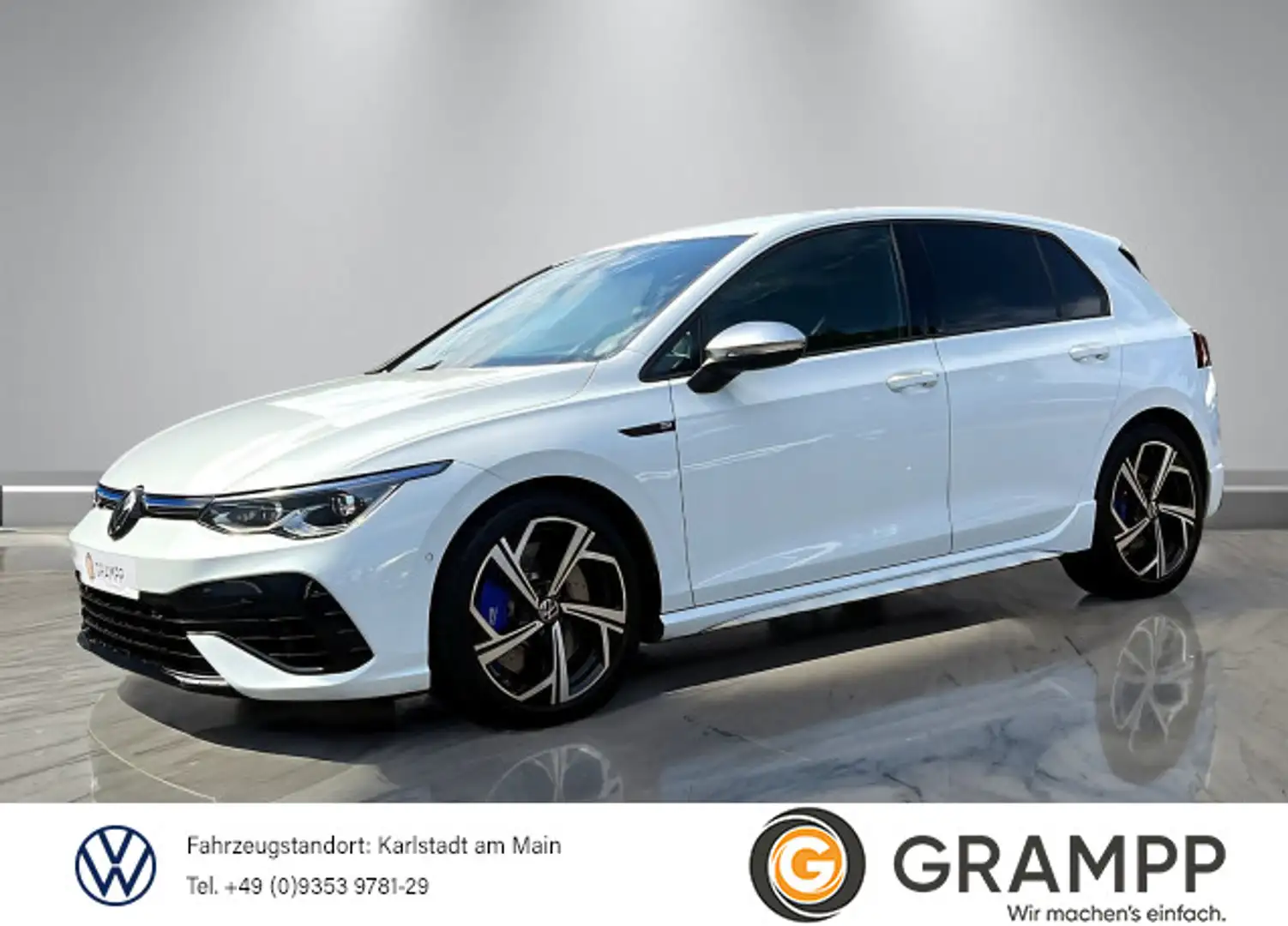 Volkswagen Golf "R" +DCC+AKRAPOVIC+LEDER+MATRIX+ASSISTS+ Weiß - 1