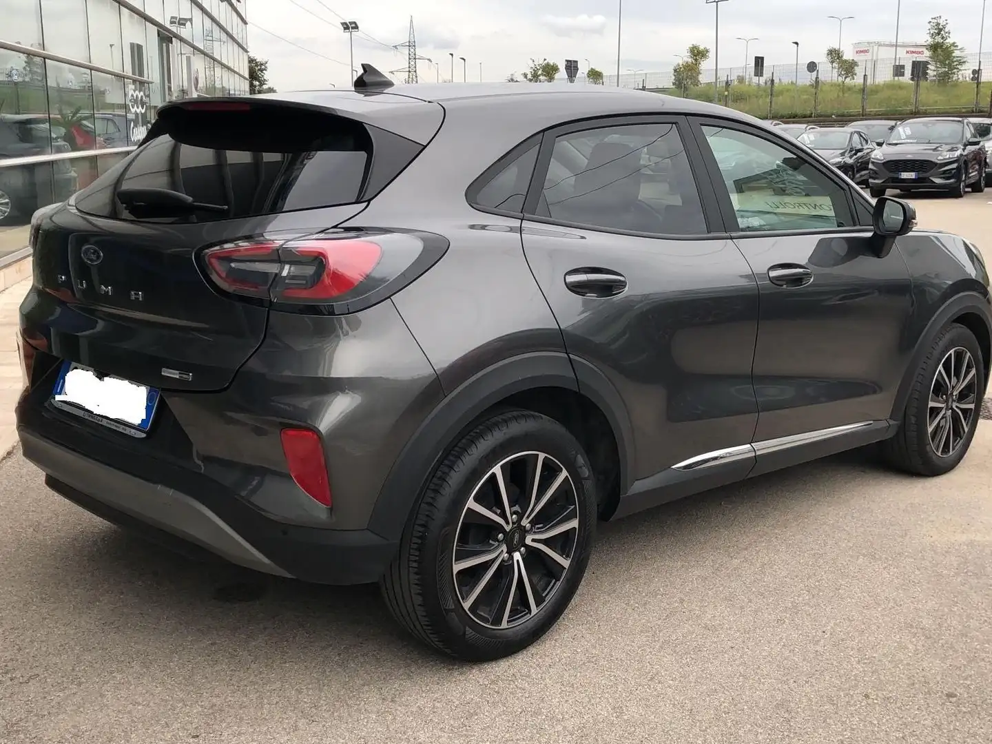 Ford Puma Puma 1.0 ecoboost hYBR Titanium Design-SEDE MELITO Grigio - 2